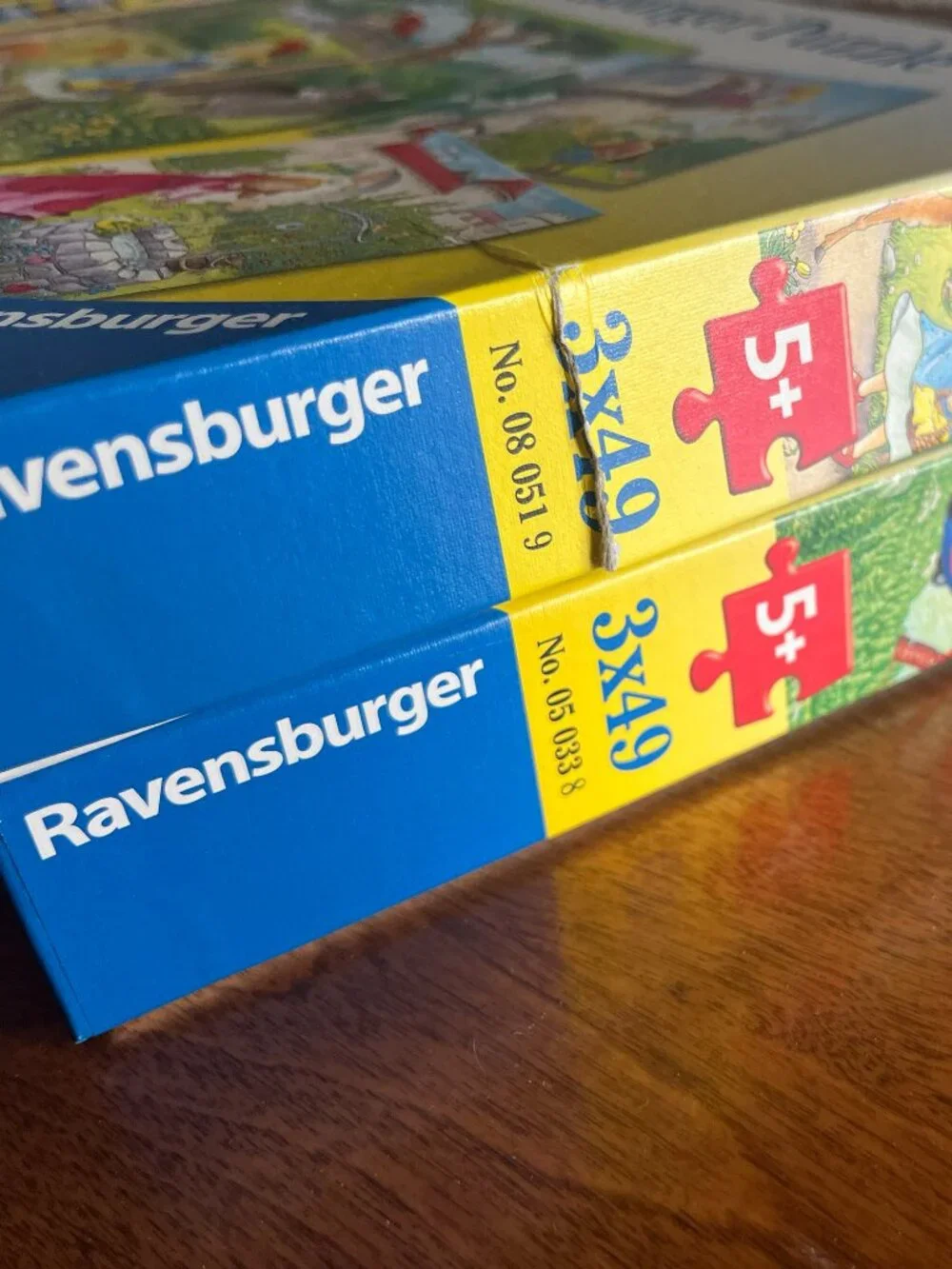 Ravensburger set of 3x49 puzzle trios